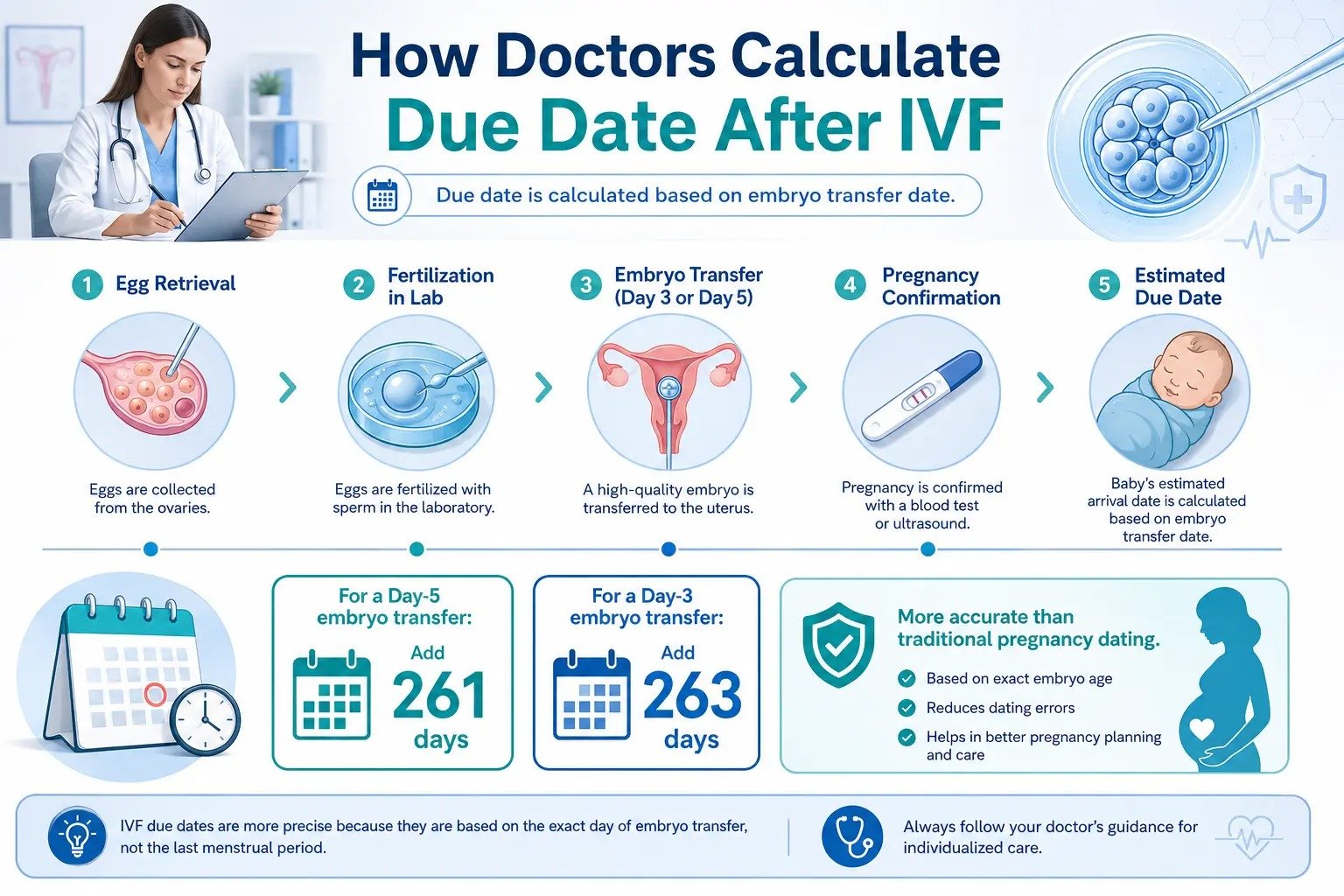 How Doctors Calculate Due Date After IVF